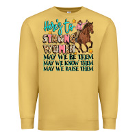 Antique Gold heres to strong women Premium Sweatshirt - Artiststas