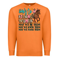 Carrot heres to strong women Premium Sweatshirt - Artiststas