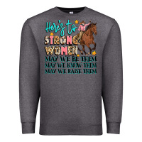 Charcoal Heather heres to strong women Premium Sweatshirt - Artiststas