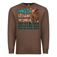 Chestnut heres to strong women Premium Sweatshirt - Artiststas