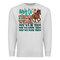Dove Grey heres to strong women Premium Sweatshirt - Artiststas