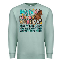 Seafoam heres to strong women Premium Sweatshirt - Artiststas