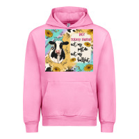 Fuchsia Pink not today heifer Urban Hoodie - MaliasSmallBusiness