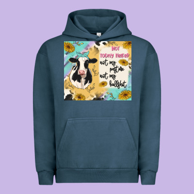 Not Today Heifer Urban Hoodie Designed By Maliassmallbusiness
