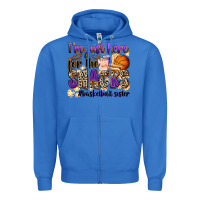True Royal i'm just here for the snacks #basketball sister Zipper Hoodie - Zillion Design Studio