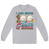 I Just Served 100 Days Of School Volleyball Long Sleeve Tee | Teevron