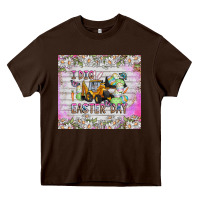 Chocolate Brown I Dig Easter Day Heavy Core Tee - CowhideDigitalArt