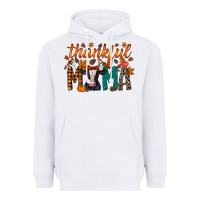 White thankful mama holstein cow Heavyweight Hoodie - RacoonDesign