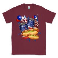 Burgundy hotdog with beers billie wilder Classic Tee - texasbilliewilder