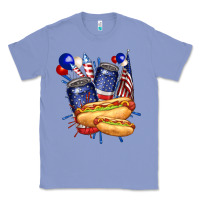 Colony Blue hotdog with beers billie wilder Classic Tee - texasbilliewilder