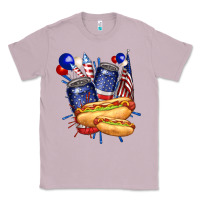 Lilac hotdog with beers billie wilder Classic Tee - texasbilliewilder