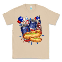 Mushroom hotdog with beers billie wilder Classic Tee - texasbilliewilder