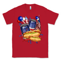 Red hotdog with beers billie wilder Classic Tee - texasbilliewilder