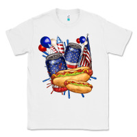 White hotdog with beers billie wilder Classic Tee - texasbilliewilder