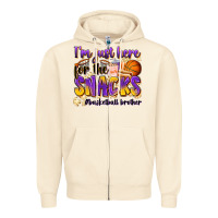 Sandshell i'm just here for the snacks #basketball brother Zipper Hoodie - Zillion Design Studio
