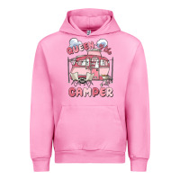 Fuchsia Pink queen of the camper Urban Hoodie - MaliasSmallBusiness