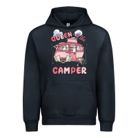 Navy queen of the camper Urban Hoodie - MaliasSmallBusiness