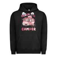 Pigment Black queen of the camper Urban Hoodie - MaliasSmallBusiness