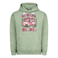 Pigment Oil Green queen of the camper Urban Hoodie - MaliasSmallBusiness
