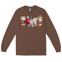 Chestnut st. bernard dog coffee cups Long Sleeve Tee - texasbilliewilder