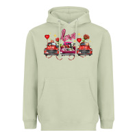 Matcha valentine's day farm trucks farm animals Heavyweight Hoodie - FaDigitalArtStudio
