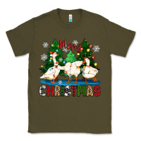Army Green merry christmas duck Classic Tee - Zillion Design Studio