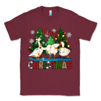 Burgundy merry christmas duck Classic Tee - Zillion Design Studio