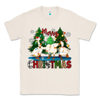 Natural merry christmas duck Classic Tee - Zillion Design Studio
