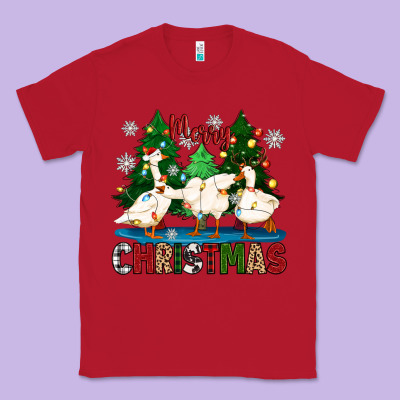 Classic Tee merry christmas duck
