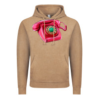 Vintage Coffee pink telephone Vintage Hoodie - AdoDesignShop