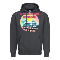 Smoke if youre testing my waters tbw Zipper Hoodie - texasbilliewilder