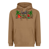 Toasted Coconut hello summer Heavyweight Hoodie - CowhideDigitalArt