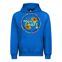 Cobalt you are inspiration Urban Hoodie - MaliasSmallBusiness
