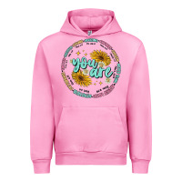 Fuchsia Pink you are inspiration Urban Hoodie - MaliasSmallBusiness