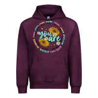 Mauve Wine you are inspiration Urban Hoodie - MaliasSmallBusiness