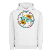 Pigment Lunar Rock you are inspiration Urban Hoodie - MaliasSmallBusiness