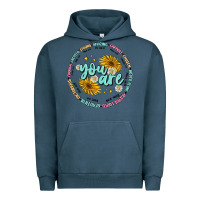 Pigment Midnight Navy you are inspiration Urban Hoodie - MaliasSmallBusiness