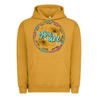 Pigment Peanut Butter you are inspiration Urban Hoodie - MaliasSmallBusiness