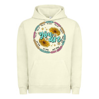 Pigment Pistachio you are inspiration Urban Hoodie - MaliasSmallBusiness