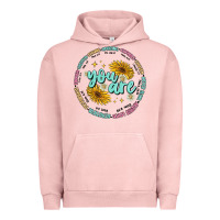 Pigment Salmon you are inspiration Urban Hoodie - MaliasSmallBusiness