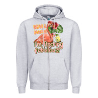 Heather Grey im flocking fabulous Zipper Hoodie - texasbilliewilder