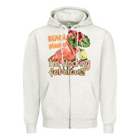 Oatmeal Heather im flocking fabulous Zipper Hoodie - texasbilliewilder