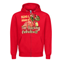 Red im flocking fabulous Zipper Hoodie - texasbilliewilder