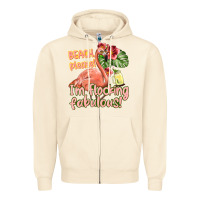 Sandshell im flocking fabulous Zipper Hoodie - texasbilliewilder