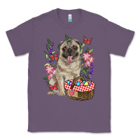 Lavender easter pug Classic Tee - RanaPortraitStore