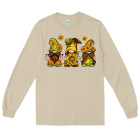 Mushroom sunflower gnomies Long Sleeve Tee - texasbilliewilder