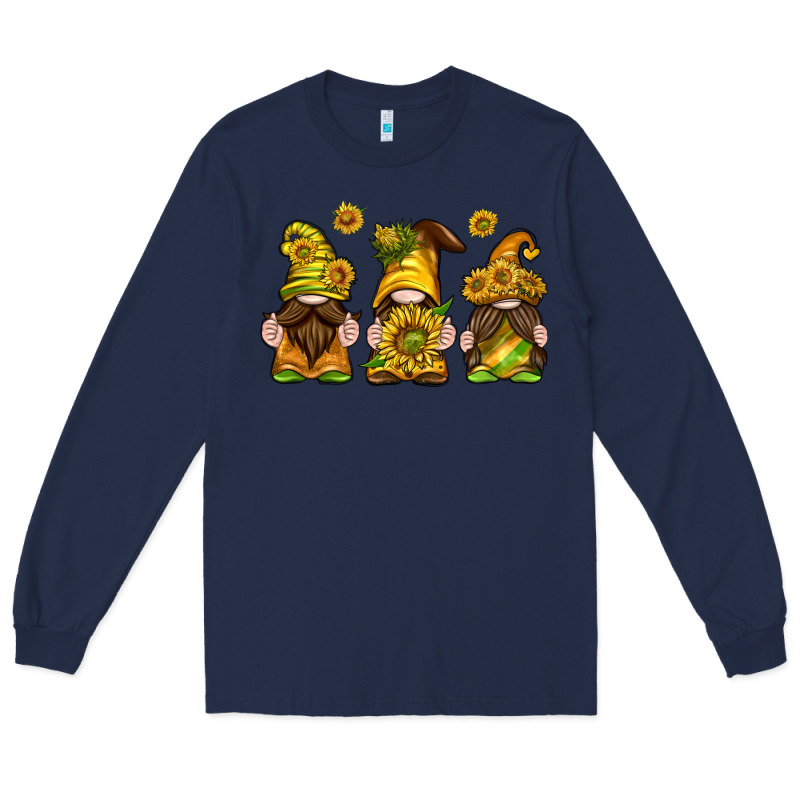 Sunflower Gnomies Long Sleeve Tee by texasbilliewilder | Teevron