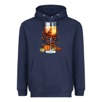 Navy Thanksgiving Fall Heavyweight Hoodie - FaDigitalArtStudio