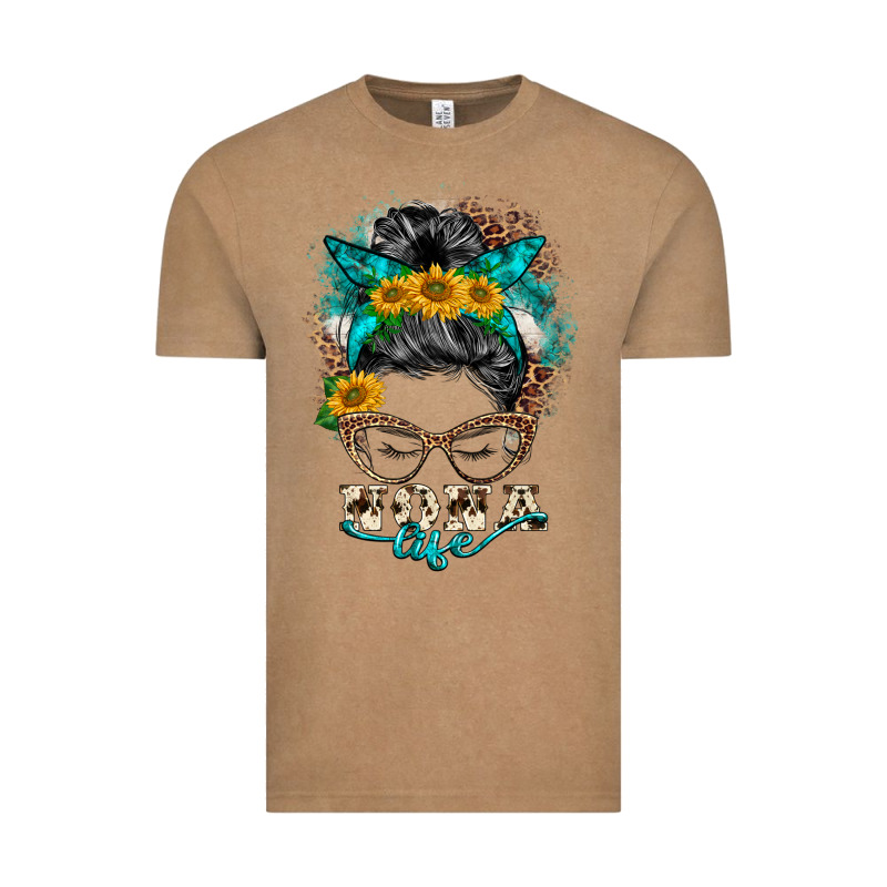 Nona Life Messy Bun Vintage Tee by BarkalooDesign | Teevron