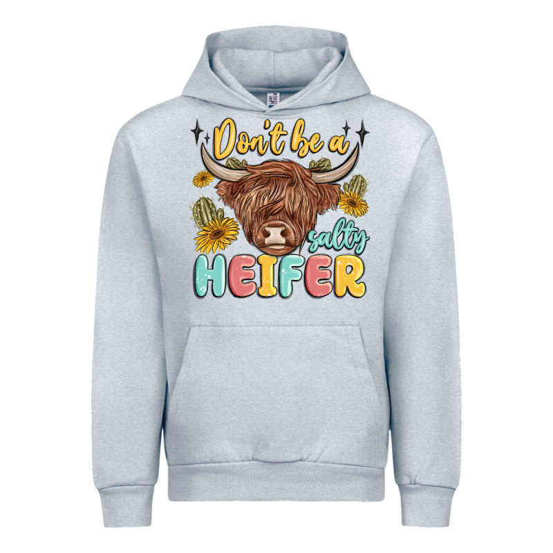 Dont Be A Salty Heifer Urban Hoodie by MaliasSmallBusiness | Teevron
